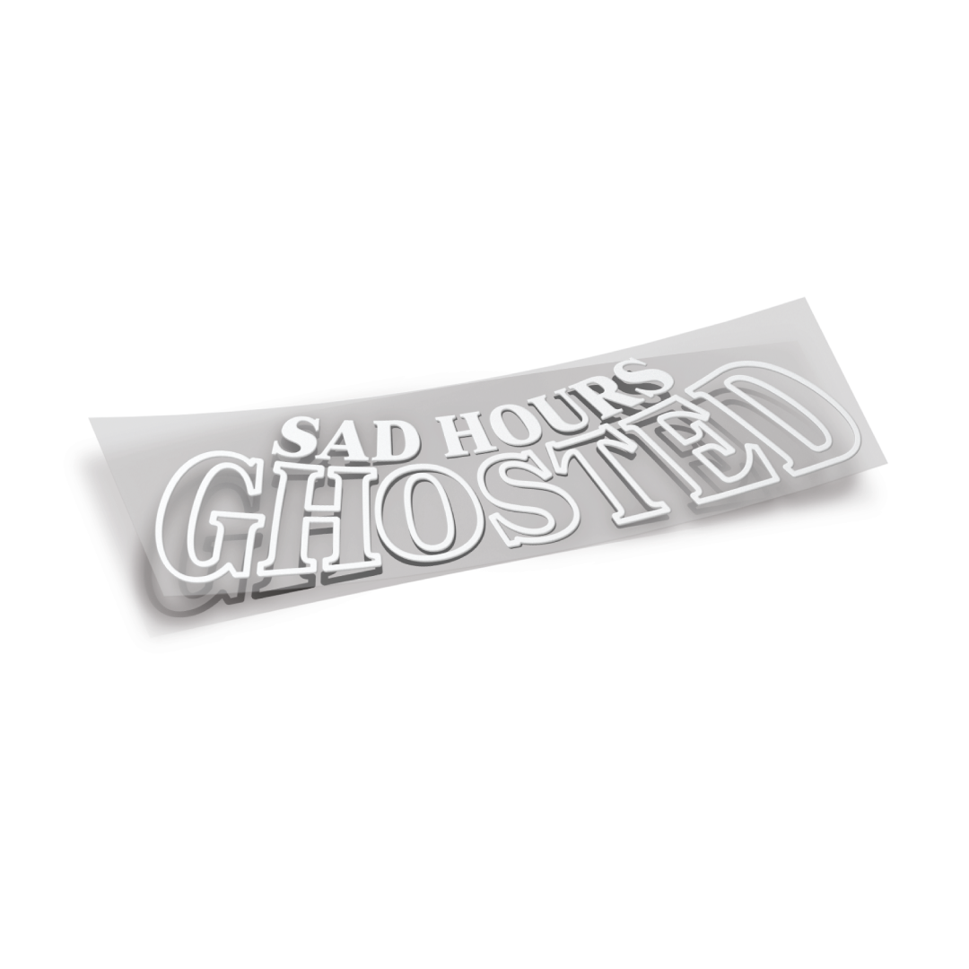 Ghosted Vinyl Die Cut