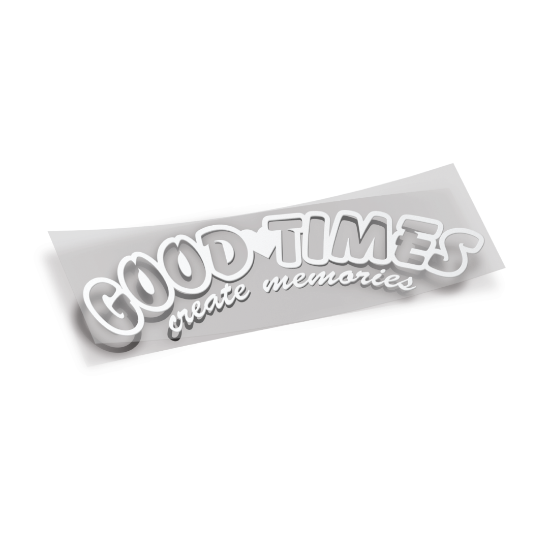 Good Times Arch Vinyl Die Cut