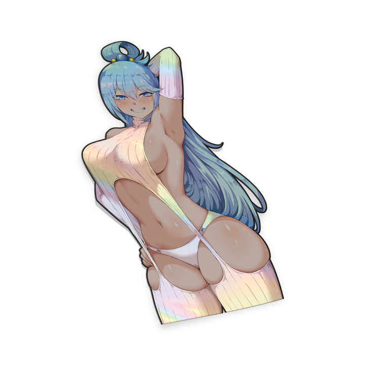 Aqua Virgin Killer Sweater Spot Holo